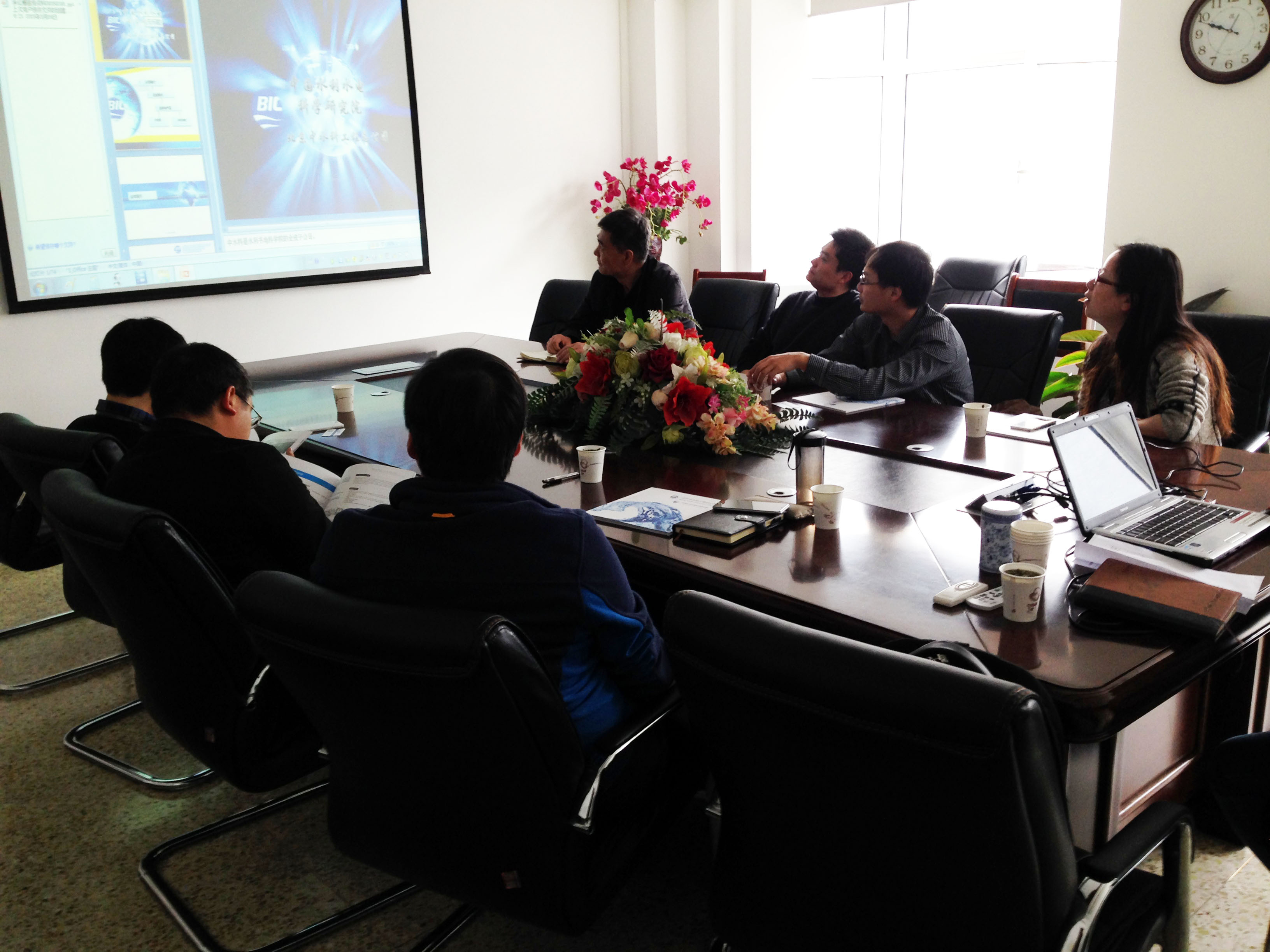 貴州環(huán)保廳，貴陽環(huán)保局領(lǐng)導(dǎo)來北京中水科進(jìn)行考察